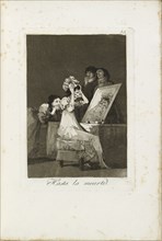Hasta la muerte, 1799-1799. Artist: Francisco Goya.