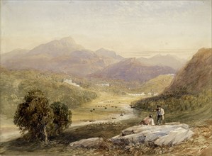 The Vale of Ffestiniog, Merionethshire, 19th century. Artist: David Cox the elder.