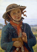 The School-Girl's Hymn, 1859. Artist: William Holman Hunt.