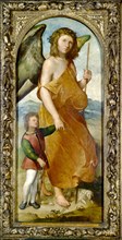 Tobias and the Angel, early 1520s. Artist: Altobello Melone.