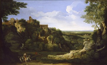 View of Tivoli with Rome in the distance, late 1650s. Artist: Gaspard Dughet.