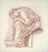 Seated Figure of a Woman, late 19th century. Artist: Sir Edward Coley Burne-Jones.