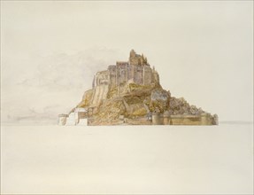 Mont St Michel from the Sands, c1876. Artist: Alfred William Hunt.