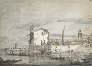 An Island in the Lagoon, early 18th century. Artist: Canaletto.