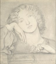 Monna Rosa, c1860s. Artist: Dante Gabriel Rossetti.