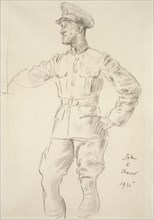 Portrait of Aircraftsman T.E. Shaw (Lawrence of Arabia), 1935. Artist: Augustus John.