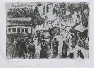 Place du Havre, à Paris, c1897. Artist: Camille Pissarro.