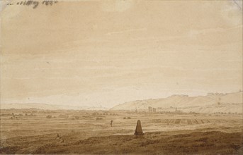 Landscape with an Obelisk, 1803. Artist: Caspar David Friedrich.