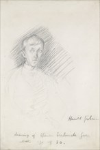 Portrait of Frederick Spencer Gore (1878-1914), c1911-1912. Artist: Harold Gilman.