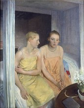 Gabrielle and Rosemary, 1828. Artist: Glyn Warren Philpot.