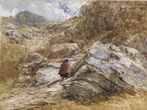 Mountain Pass at Bettws-y-Coed, 1851. Artist: David Cox the elder.
