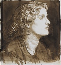 Portrait of Fanny Cornforth, c1860. Artist: Dante Gabriel Rossetti.