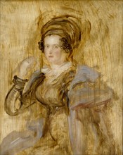Maria, Lady Callcott, late 1830s. Artist: David Wilkie.