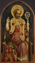 A Bishop Saint, c1440. Artist: Michele Giambono.