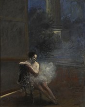 Seated Dancer, 19th-20th century Artist: Jean Louis Forain.