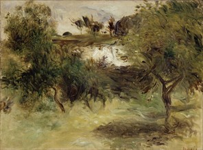 Landscape with Trees, late 19th century. Artist: Pierre-Auguste Renoir.