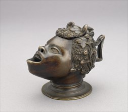 Lamp (or inkwell) in the form of the head of an African bo, c1510-1513. Artist: Unknown.