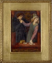 Hamlet and Ophelia, 1866. Artist: Dante Gabriel Rossetti.
