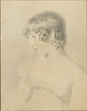 Bust portrait of Susan Bloxam, turned in profile to left, 1818. Artist: Thomas Lawrence.