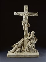 Crucifixion, with the Virgin Mary and Saint John the Evangelist, 1785. Artist: Claude Michel.