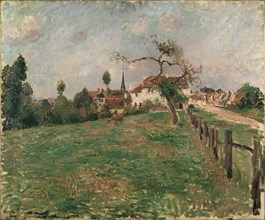 The Village of Eragny, 1885. Artist: Camille Pissarro.