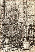 Mrs Mounter at the breakfast Table, 1916-1917. Artist: Harold Gilman.
