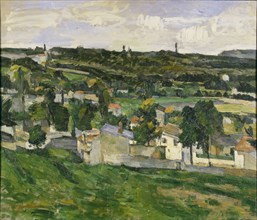 Near Auvers-sur-Oise, 1880s. Artist: Paul Cezanne.