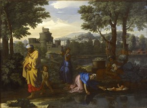 The Exposition of Moses, 1654. Artist: Nicolas Poussin.