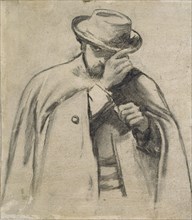 Dante Gabriel Rossetti, c1860s. Artist: Charles Samuel Keene.