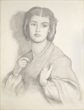 Portrait of a Woman, mid 19th century. Artist: Dante Gabriel Rossetti.