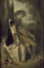Le Repos Gracieux, c1713. Artist: Jean-Antoine Watteau.