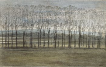 View from Merton College, 28 February 1791. Artist: John Baptist Malchair.