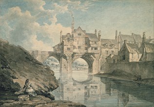 Elvet Bridge, Durham, 1781. Artist: Thomas Hearne.