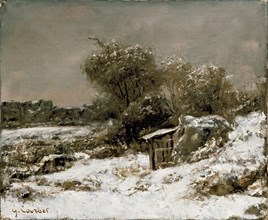 Winter Scene, post 1855. Artist: Gustave Courbet.