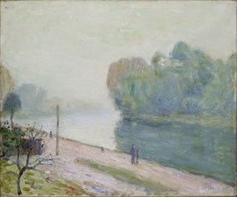 A Bend in the River Loing, 1896. Artist: Alfred Sisley.