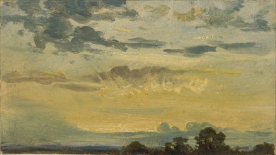 Summer Sunset, early 19th century. Artist: John Constable.