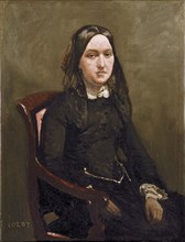 Mme Bison, 1852. Artist: Jean-Baptiste-Camille Corot.