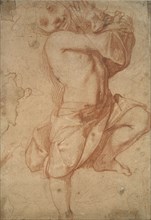 Semi-nude Boy, late 16th century. Artist: Annibale Carracci.
