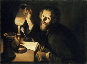 A Physician with a Urine Sample, c1630-1633. Artist: Trophime Bigot.