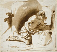 St Jerome, c.1622-1624. Artist: Guercino.