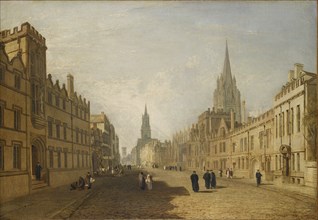 View of the High Street, Oxford, 1809-1810. Artist: JMW Turner.