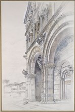 The Duomo of San Martino, Lucca, July-August 1874. Artist: John Ruskin.