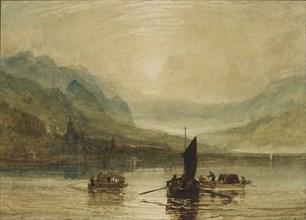 Lake of Brienz, Moonlight, 1802-1808. Artist: JMW Turner.
