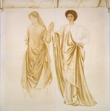 The Two Wives of Jason, before 1872. Artist: Sir Edward Coley Burne-Jones.