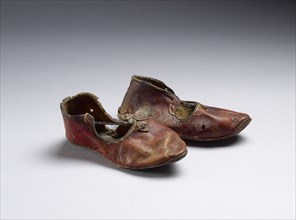 Shoes, Byzantine Period (Egypt), c395-642. Artist: Unknown.