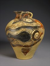 Stirrup jar, Late Minoan II Period, c1450 -1400BC. Artist: Unknown.