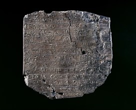 Tablet, Late Minoan IIIA1 Period, c1400-c1375BC. Artist: Unknown.