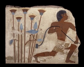 Sculptured block, IVth Dynasty, c2575-c2450BC. Artist: Unknown.