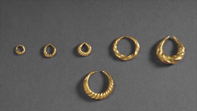 Earrings, Bronze Age, Carcassonne, c2600 -c750BC. Artist: Unknown.