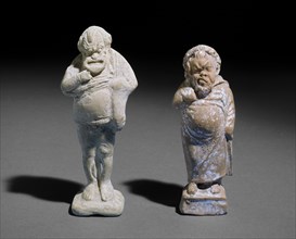 Terracotta figurines of a comic male actors, 4th-3rd century BC. Artist: Unknown.